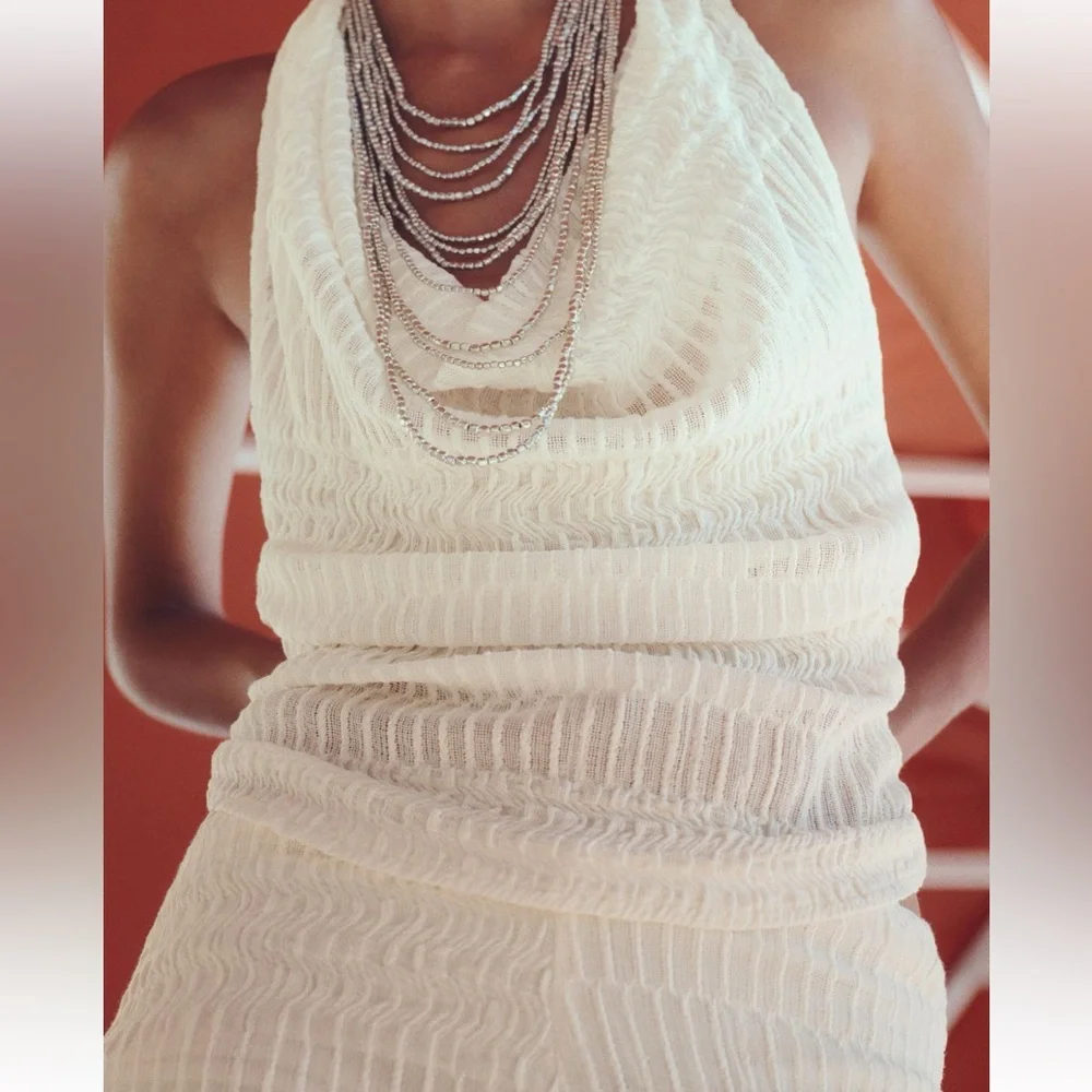 Zara Ecru pant/top set - Picture 2 of 4